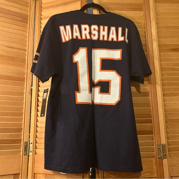 NEW NFL CHICAGO BEARS FOOTBALL MENS #15 MARSHALL  T SHIRT Size Large - Picture 2 of 7